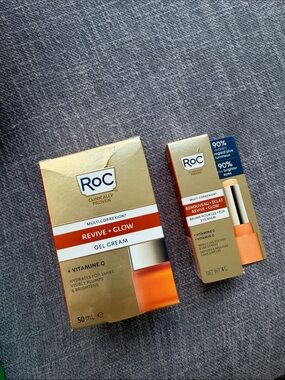 RoC Revive + Glow Gel Cream Moisturizer — Orange

& Eye balm